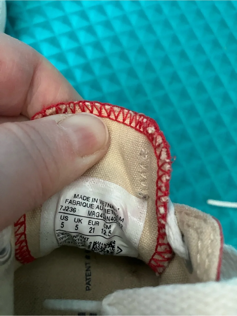 CONVERSE Chuck Taylor All Star Baby Low Top Red Canvas Shoes | 5